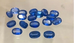 Lot de pierres précieuses en cyanite bleue, taille ovale, 6x4mm, 7x5mm, 8x6mm, pierres bleues profondes facettées pour la fabrication de bijoux fins, fabrication de pendentifs - Product Image 3