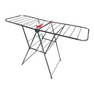 Tendedero Plegable Doble de Acero Inoxidable, Resistente, Multifuncional, Moderno, Perchero Portátil para Ropa, para el Hogar - Product Image 4