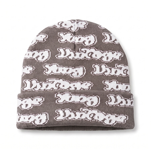 Custom All Over Print Logo Beanies Acrylic High Quality Knit Premium Beanie <b>Hat</b> with OEM Services manufacturer - Product Image 3