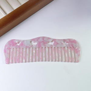 Tradebyd Luxury Handmade <b>Resin</b> Comb for Hair Beauty Styling Detangling and Salon Grooming Care - Product Image 1