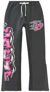 ชุดเซ็ตเสื้อฮู้ดดี้พิมพ์ลายตามสั่ง พร้อมกางเกงขายาวทรงบэгกี้ผ้าฝ้ายพิมพ์ลายทั้งตัวแบบแอซิดวอช 2 ชิ้น - Product Image 2