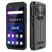 Escáner de código de barras PDA móvil Android 13 IP68 de 8 núcleos a 2.2 GHz, terminal de datos móvil portátil con código QR para almacén