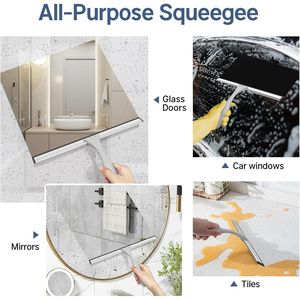 Espátula Multiusos de 12 Pulgadas con Gancho para Puertas de Ducha, Ventanas, Espejos, Azulejos, Vidrios de Automóviles - Product Image 2