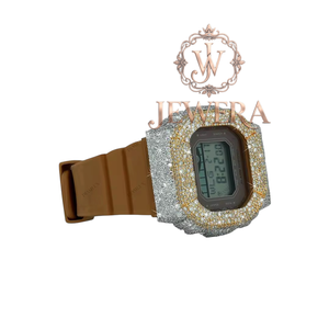 Premium Quality Moissanite <b>Rubber</b> Diamond <b>Watch</b> for Corporate Gifting Weddings and Professional Styling Available for Best Price - Product Image 2