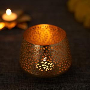 ที่ใส่เทียนทีไลท์โลหะทำมือ แพ็ค 2 ชิ้น ของขวัญสำหรับทุกโอกาส ในราคาขายส่ง ที่ใส่เทียนทีไลท์โลหะ - Product Image 6