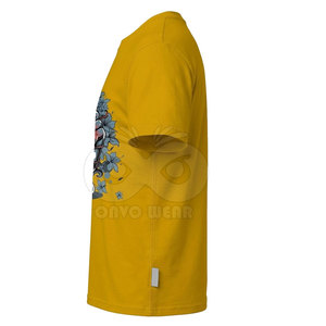 เสื้อยืดกราฟิกผู้ชายคุณภาพพรีเมียม ดีไซน์ล่าสุด ผ้าฝ้าย 100% ระบายอากาศได้ดี ทรงหลวม พิมพ์ลาย ขายส่งเสื้อยืดกราฟิกสำหรับผู้ชาย - Product Image 5
