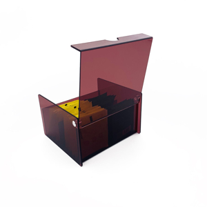 Modern <b>Acrylic</b> Cube Display Case: Solid <b>Block</b> Design Ideal for Stylish Tea Bag Organization and Eye-Catching Presentation - Product Image 5