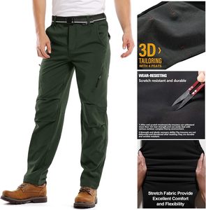 Pantalones Cargo Impermeables Verde Oscuro para Hombre con Bolsillos con Cremallera y Tecnología Gore-Tex para Actividades al Aire Libre - Product Image 5