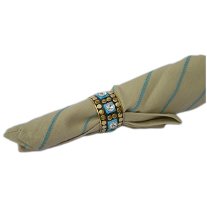 2024 Hot Selling Antique Shaped Napkin Ring Shiny Copper Decor for Dining <b>Table</b> Metal Napkin Holder with Multiple Designs - Product Image 5