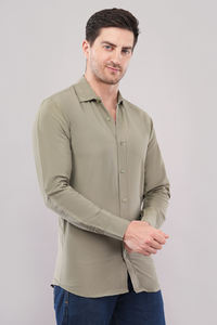 เสื้อเชิ้ตผู้ชาย Zenrich ผ้าฝ้ายทวิลล์เนื้อแน่น แขนยาว ปกกว้าง สวมใส่สบายในฤดูร้อน ระบายอากาศได้ดี ลายพิมพ์ - Product Image 3