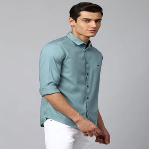 2024เสื้อเชิ้ตผ้าลินินผ้าฝ้ายวินเทจสำหรับผู้ชายทรงหลวมลำลองแขนยาวระบายอากาศได้พิมพ์ลาย3D กันรอยยับสำหรับวัยรุ่น - Product Image 4