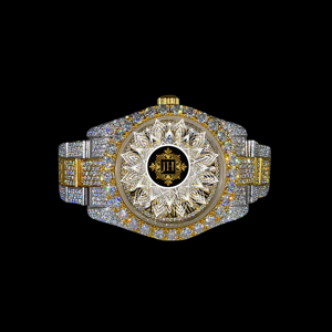 Reloj de Lujo para Hombre con Correa de Acero Inoxidable y Cristal de Zafiro, Estilo Hip-Hop, Resistente al Agua, con Diamantes Moissanite VVS - Product Image 4