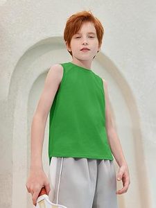 OEM Custom <b>Vest</b> Singlets Sports Slim Fit Muscles <b>Stringer</b> Gym Cotton Running Tank Top for Men Kids <b>Vest</b> Singlets Boys Breathable - Product Image 5