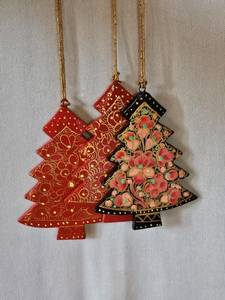 Ornement de Noël floral créatif de luxe de haute qualité, décoration de sapin en plastique pour la décoration intérieure des fêtes - Product Image 3