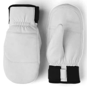 Mitaines tactiles en polyester/coton blanc, longueur poignet, thermiques, doublées, style uni, pour le sport, les activités de plein air et l'hiver - Product Image 1