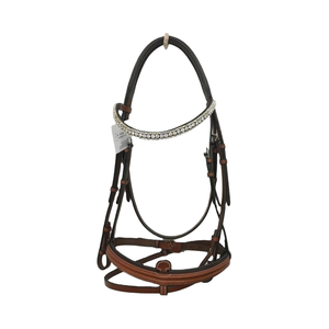 Brida ecuestre de equitación más vendida, brida de cuero trenzada de alta calidad personalizada al por mayor, cuello Halter - Product Image 1