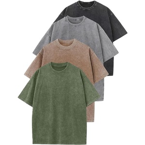 Camiseta 100% algodón personalizada con cuello redondo, camiseta de color sólido con cuello redondo, camiseta para hombre, camiseta de cuello redondo para hombre - Product Image 6