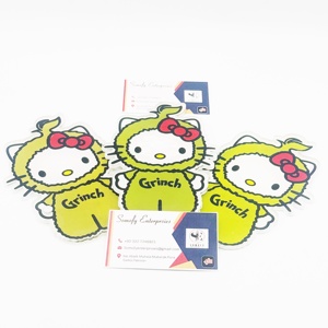 Custom Acrylic Eyelash Extension Holder Square Grinch <b>Print</b> <b>Heart</b> Butterfly Design Mixed Length Beauty Tool Green Sustainable - Product Image 6