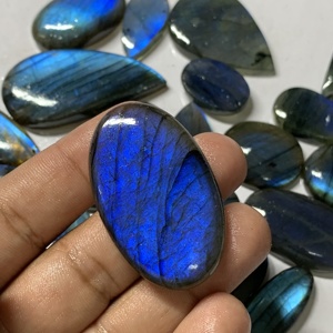 Piedra de fuego de piedras preciosas sueltas de labradorita natural de oro llamativo azul con certificado IGI - Product Image 2