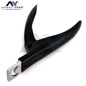 Cortador de Uñas Acrílicas Profesional, Cortador de Uñas de Gel, Herramienta Duradera y Afilada para Manicura y Pedicura, Color Negro, para Uso en Salón y en Casa - Product Image 4