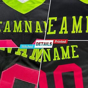 Maillot de football personnalisé de haute qualité pour homme, rouge, manches courtes, 100 % polyester respirant, uniforme d'équipe, numéro 10, nom au dos, numérique - Product Image 4