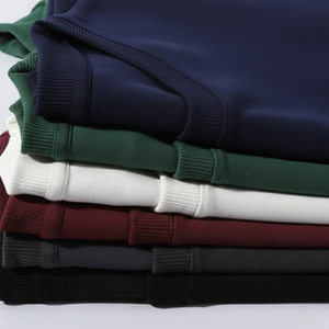 Offre Spéciale – Sweat-shirts Homme Oversize Sans Capuche, Décontractés, Épais, Manches Longues, Couleur Unie, 330 g/m² – Vente en Gros - Product Image 3