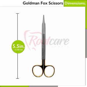 Tijeras Médicas Goldman Fox al por Mayor, Tijeras Goldman Fox de Acero Inoxidable para Uso Médico - Product Image 2