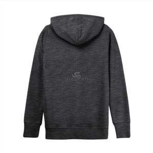 ODM OEM Vente en gros de sweats à capuche surdimensionnés pour hommes, en coton/fibre de bambou de haute qualité, avec poche et motif personnalisé - Product Image 6