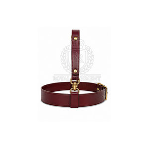 Ceinture Sam Browne en cuir personnalisée avec sangle robuste, boucle classique et ajustement réglable pour tenue formelle - Product Image 3