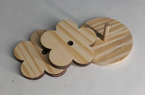 Posavasos modernos de grano de madera, posavasos artísticos de resina y madera con acabado pintado para decoración del hogar y regalos de negocios - Product Image 5