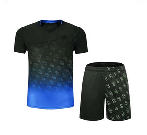 Uniforme de Tenis Corto para Hombre, Cuello Redondo, Sublimado, Transpirable, Anti-UV, Antibacterial, Todas las Tallas, Venta al Por Mayor 2026 - Product Image 4