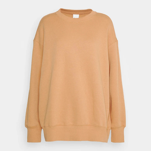 Sweat-shirts et hoodies amples décontractés à manches longues pour femmes, avec logo personnalisé sur le devant, couleur personnalisable, respirants, haute qualité - Product Image 1