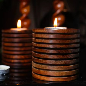 Wooden crafted new luxury candle holder <b>top</b> quality new arrival best seller - home <b>decor</b> <b>table</b> <b>decor</b> gift - Product Image 1