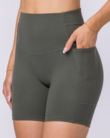Shorts de yoga pour femmes, shorts de sport pour femmes, shorts de cyclisme, de jogging, de fitness, taille haute, push-up, shorts de gym - Product Image 4