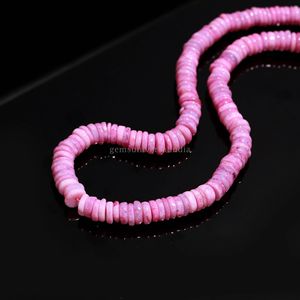 AAA Pink <b>Opal</b> Smooth Heishi Tyre Beads 6mm 7mm Natural <b>Opal</b> Gemstone Beads for Jewelry Making 16 Inch Strands in Wholesale Price - Product Image 4