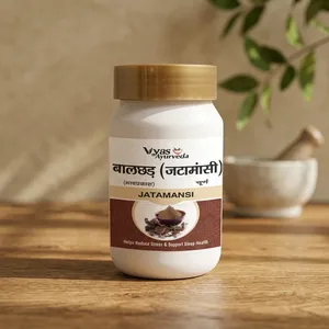Stock disponible : Extrait de plante Balchhad (Jatamansi) en poudre, formule ayurvédique à base de plantes pour l'équilibre mental et le bien-être quotidien. - Product Image 4
