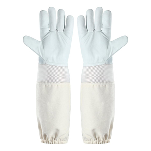 Guantes de Apicultura de Piel de Cabra de Primera Calidad, Ergonómicos, con Protección Múltiple de Piel de Oveja - Product Image 1