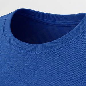 Women's Solid Blue Crew Neck Short Sleeve <b>T</b>-<b>Shirt</b> Regular Fit 100% Cotton Jersey Breathable Casual All Seasons Wear - Product Image 2
