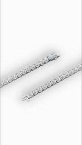 Pulsera de tenis clásica de 7 pulgadas con diamantes cultivados en laboratorio de corte redondo, oro de 14K, venta al por mayor, fabricante y proveedor de joyería fina OEM - Product Image 4