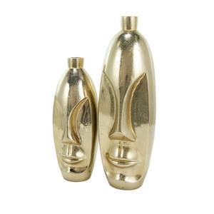 Jarrón de Flores de Aluminio Hecho a Mano, Moderno, Estilo Indio, con Acabado Dorado, para Decoración del Hogar, Venta al Por Mayor - Product Image 6