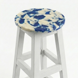 4GoodThings Recycled <b>Plastic</b> Eco-Friendly Bar <b>Stool</b> with Minimalist Design Steel Frame for Home Bar Hotel Farmhouse Outdoor Use - Product Image 4