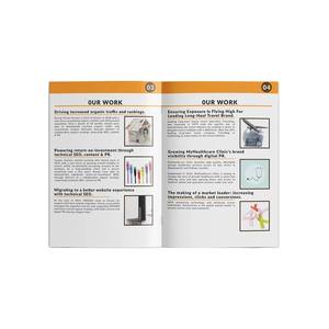 Impression offset CMYK, <span class=keywords><strong>magazine</strong></span>/brochure/livret/catalogue personnalisé, reliure à point de suture, couverture souple, brochure en papier - Product Image 5