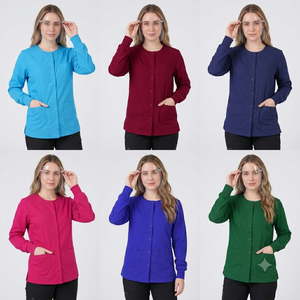 Surgical <b>Scrub</b> Sets Denim Unisex Custom Comfortable Medical <b>Uniforms</b> <b>Scrub</b> Jacket Suit Hospital Use In-Stock Spandex/Polyester - Product Image 4
