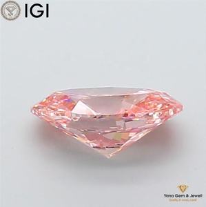 เพชรทรงรี 2.00 กะรัต สีชมพูสดใส ระดับความสะอาด VS1 ผลิตด้วยวิธี CVD พร้อมใบรับรอง IGI สำหรับแหวนขอแต่งงาน - Product Image 6