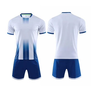 Plain Polyester Breathable Unisex Sports Football Soccer Uniforms Quick Dry Shorts Set OEM Customized Color Fully Sublimation - Product Image 6