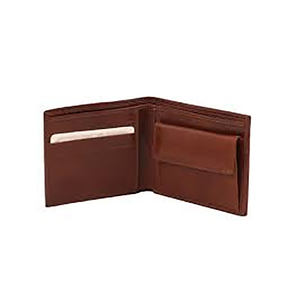 Porte-monnaie en cuir véritable classique pour homme - Product Image 1