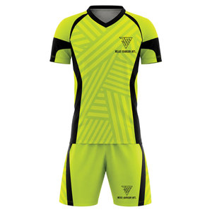 Uniformes de entrenamiento de fútbol de alta calidad MJI Sportswear, camisetas de fútbol clásicas personalizadas por sublimación, conjuntos de uniformes de fútbol de talla grande. - Product Image 1