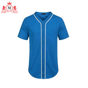 เสื้อเบสบอลสีน้ำเงินสำหรับผู้ชายพร้อมกางเกงสีขาว ชุดยูนิฟอร์มเบสบอลโพลีเอสเตอร์ระบายอากาศได้ดี ขนาดผู้ใหญ่ - Product Image 4