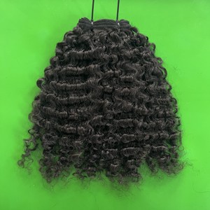 Cabello natural rizado birmano vietnamita cabello humano para mujeres mechones rizados naturales con color natural 130% densidad - Product Image 2
