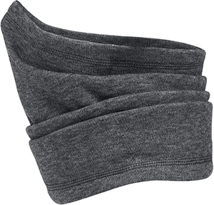 Cache-cou court uni pour homme, écharpe d'hiver chaude, 100 % polyester, style uni teint - Product Image 4